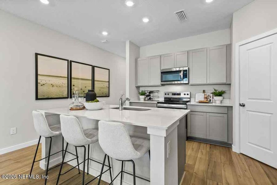 Furnished interior view inside a new home in , Jacksonville (Image 20).