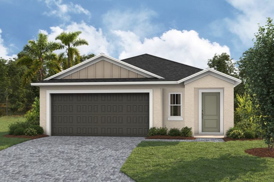 Representative exterior photo of a completed home built from the Magenta by Casa Fresca Homes in Pasadena Ridge, Dade City, FL (Image 9).