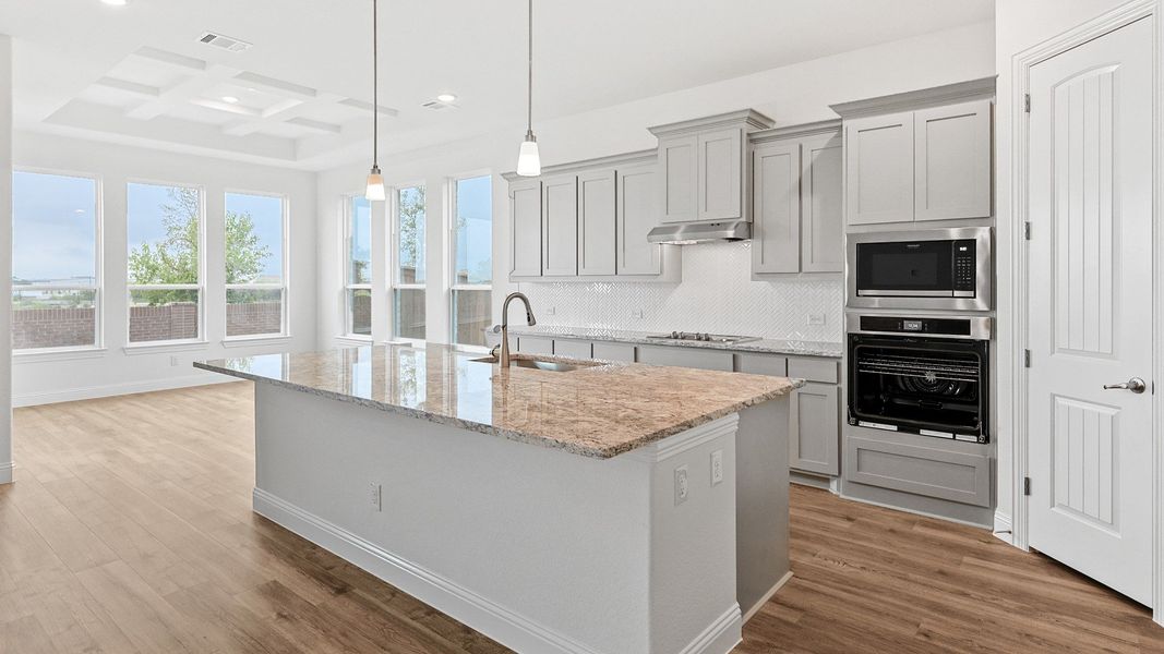 Representative furnished interior of a home built from the Princeton by DRB Homes in Brookewater, Rosenberg (Image 8).