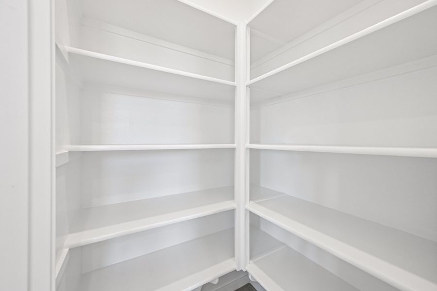 A white shelf with white shelves.