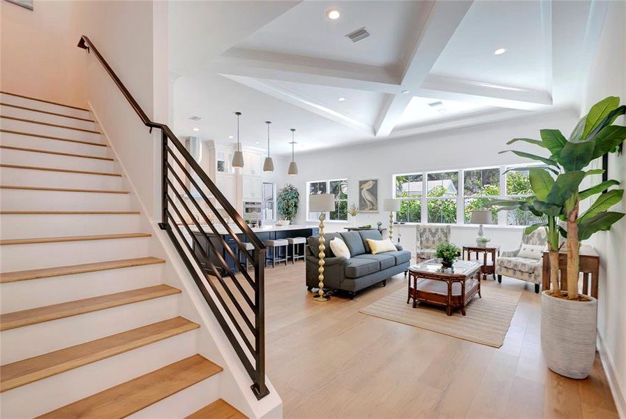 Furnished interior view inside a new home in , Tampa (Image 61).