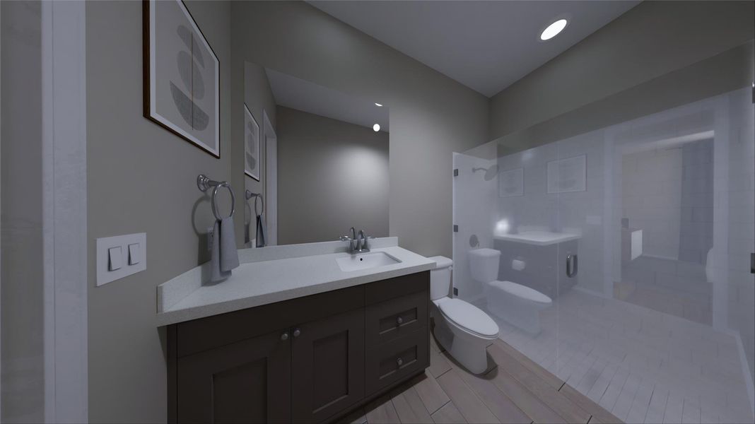 Furnished interior view inside a new home in Anniston, Katy (Image 3).