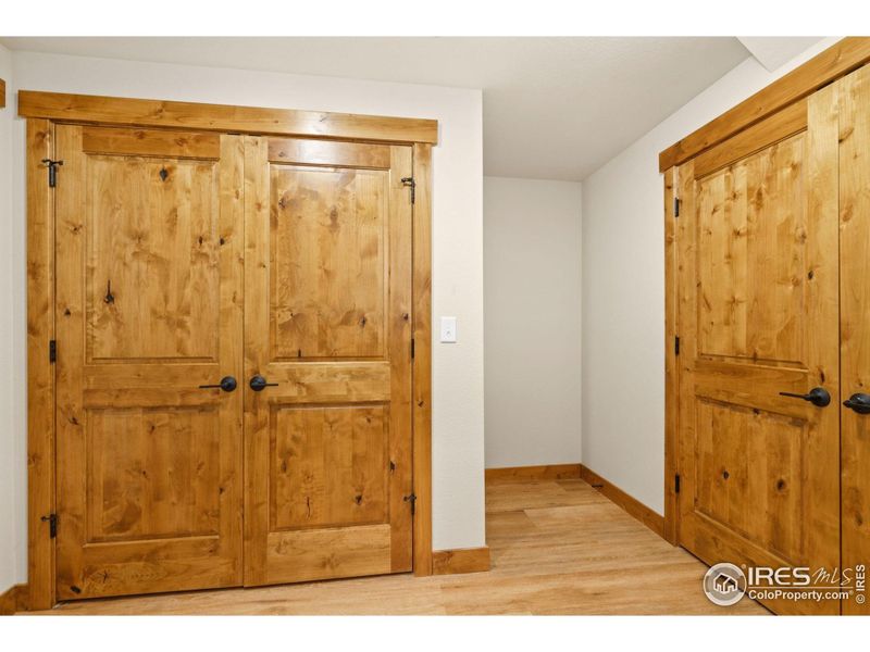 Mud room off of garage