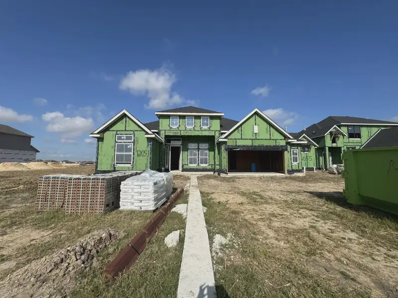 In-progress construction of a new home in Riceland, Marion, TX (Image 3).