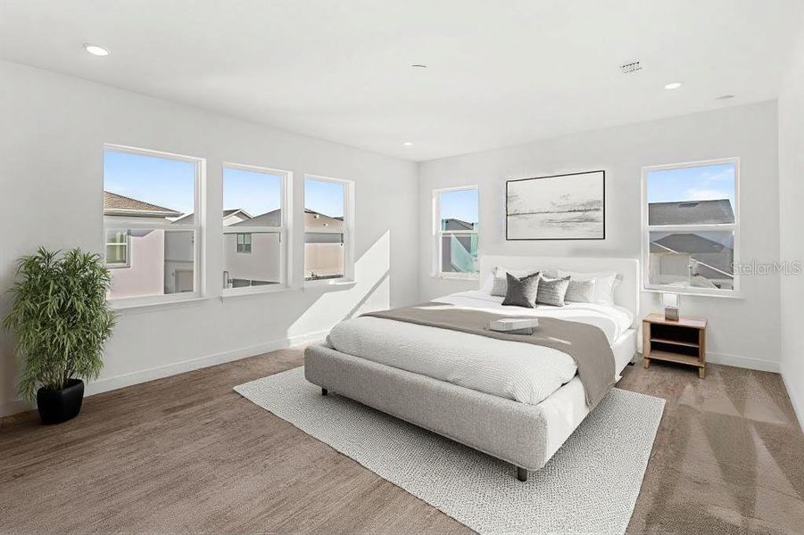 Furnished interior view inside a new home in , Orlando (Image 13).