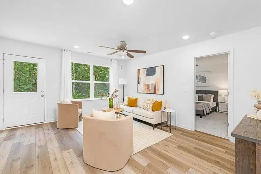 Furnished interior view inside a new home in , Johns Island (Image 11).