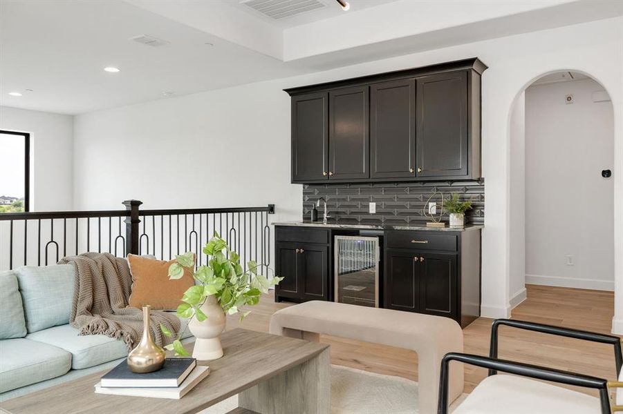 Furnished interior view inside a new home in , The Colony (Image 37). Furnished interior view inside a new home in , The Colony (Image 37).