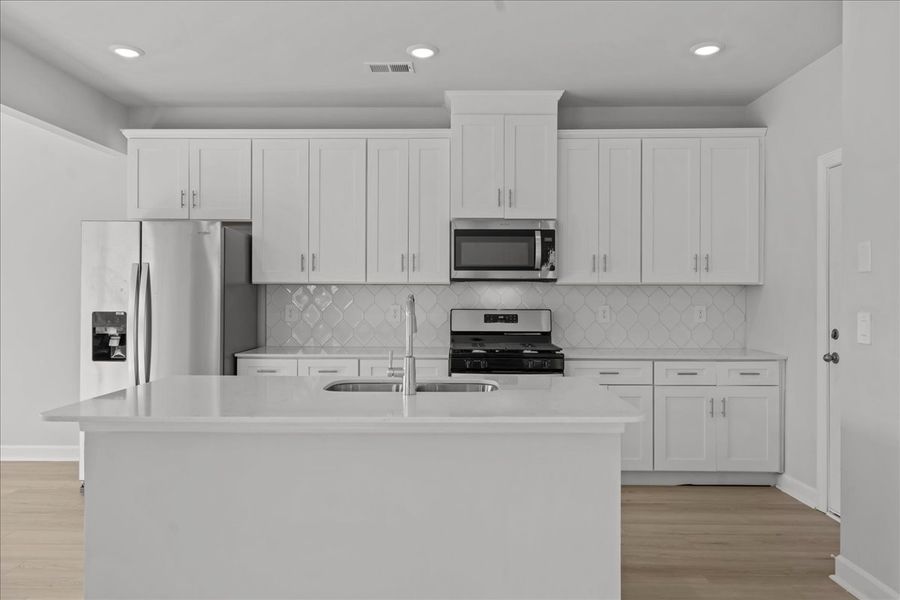 Furnished interior view inside a new home in Creek Ridge - Heritage Collection, Spartanburg (Image 3).