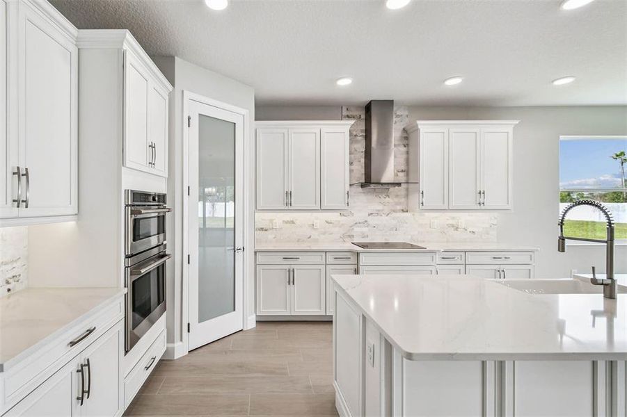 Furnished interior view inside a new home in Solace at Corner Lake, Orlando (Image 11).