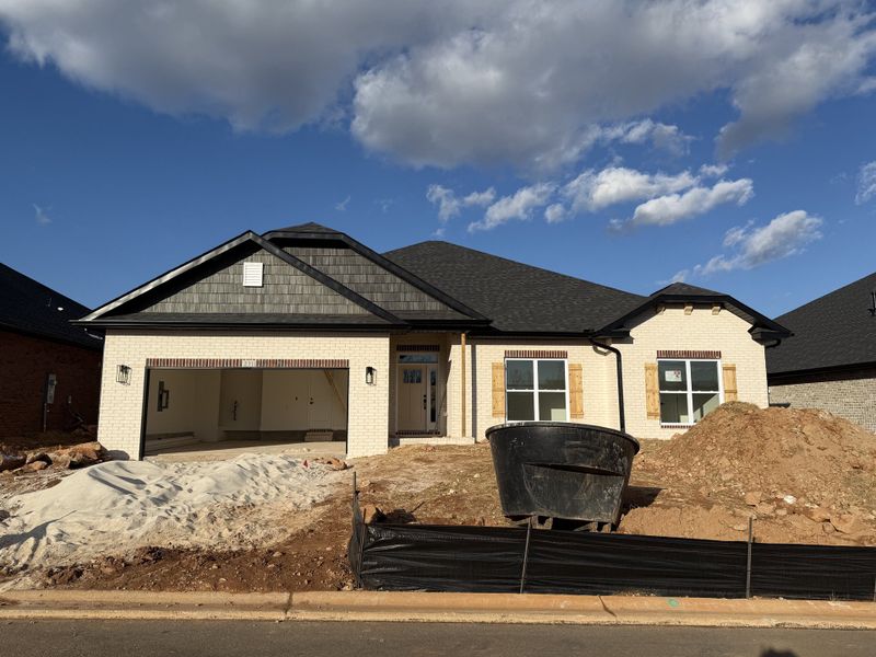 In-progress construction of a new home in Hidden Lake Estates, Greenville, SC (Image 23).