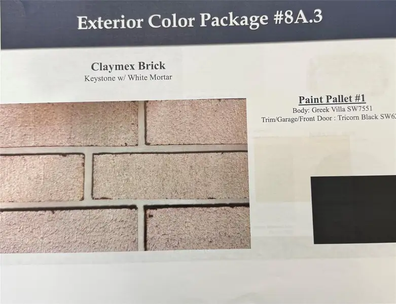 Sample of building materials used in homes in , Texas City (Image 3). Sample of building materials used in homes in , Texas City (Image 3).