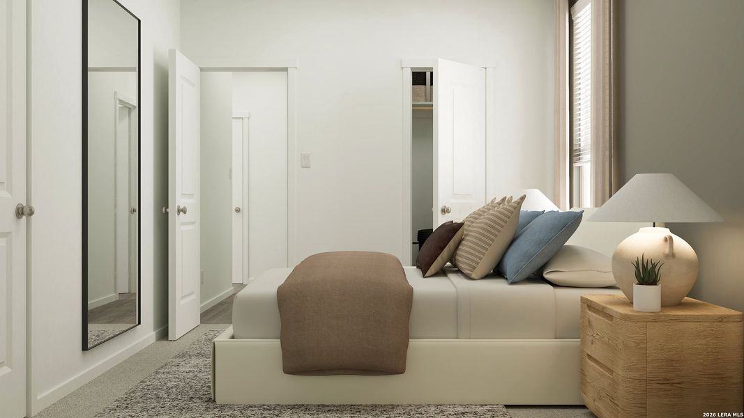 Furnished interior view inside a new home in , San Antonio (Image 28).