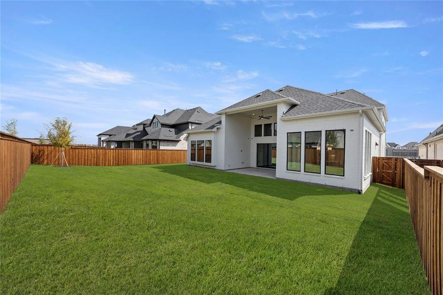 Front exterior of a new home in Mosaic – 70′ Lots, Prosper, TX, highlighting curb appeal (Image 22).