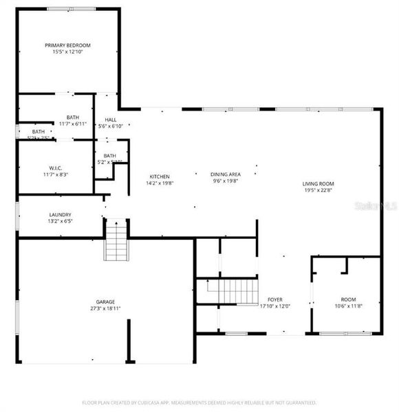 2D floor plan layout of this home in , Apopka, FL (Image 5).