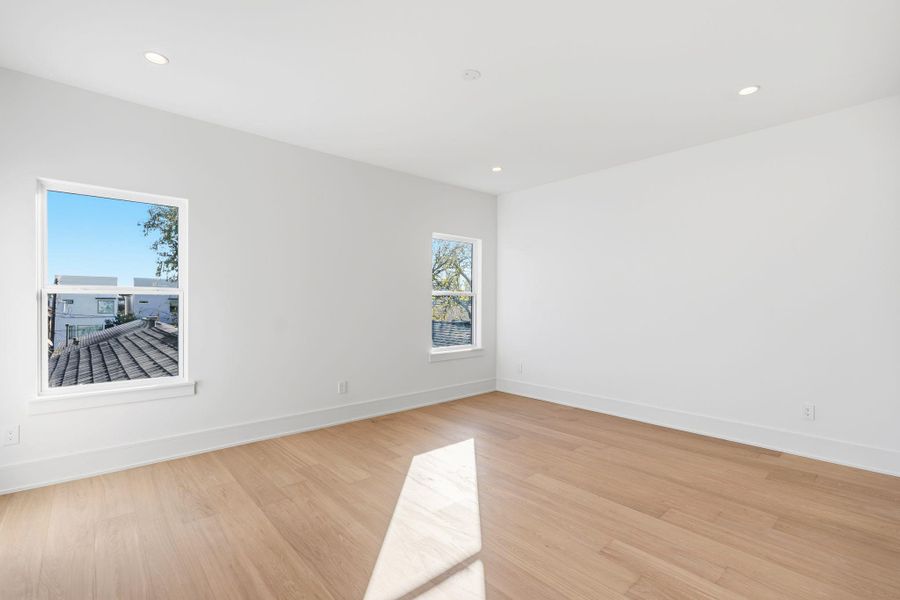 Third floor guest bedroom.