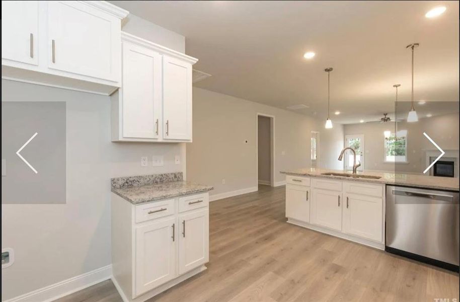 Furnished interior view inside a new home in The Fields of Walnut Creek, Pendergrass (Image 7).
