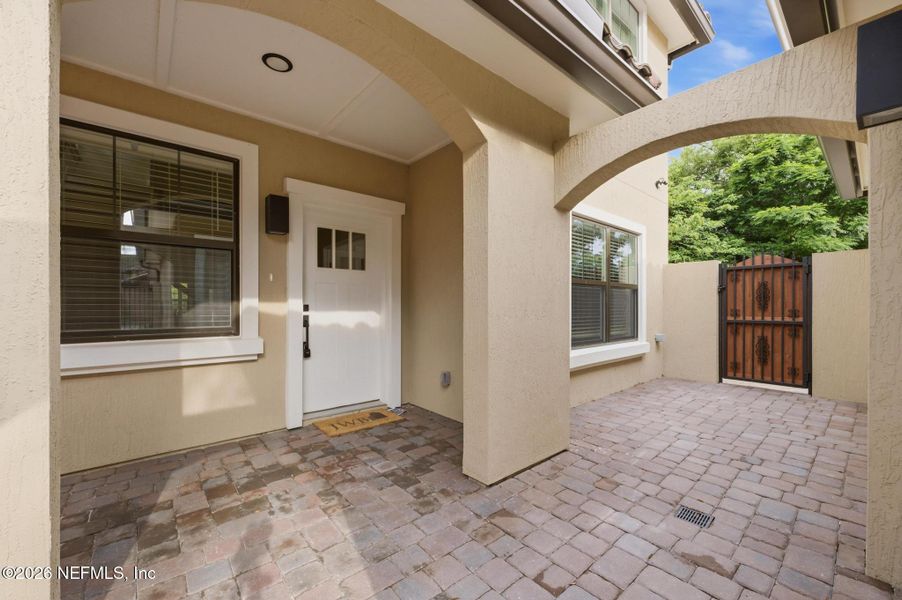 Exterior details and patio area of a home in , Jacksonville (Image 3). Exterior details and patio area of a home in , Jacksonville (Image 3).