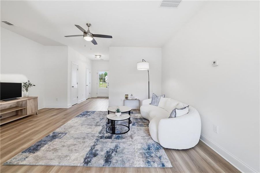 Furnished interior view inside a new home in , Ball Ground (Image 10).