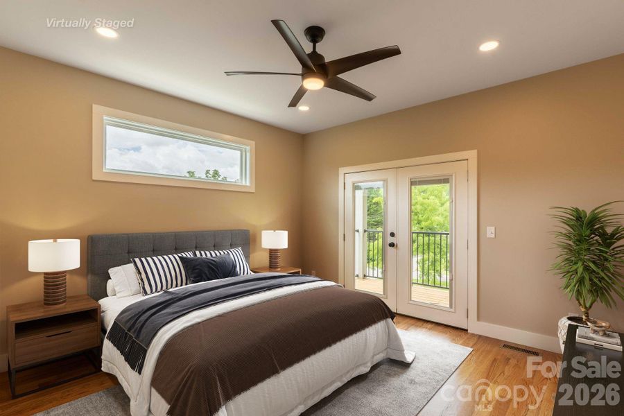 Primary Bedroom Virtually Staged