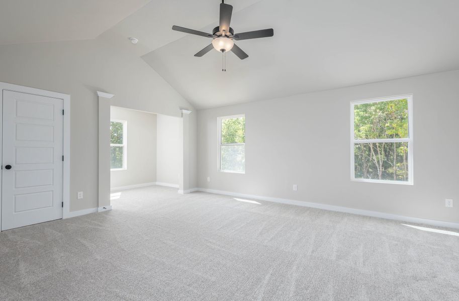 Representative unfurnished interior of a home built from the Hickory w/ Bonus Rm by Nason Homes in Woodland Farms, Dickson (Image 30). Representative unfurnished interior of a home built from the Hickory w/ Bonus Rm by Nason Homes in Woodland Farms, Dickson (Image 30).