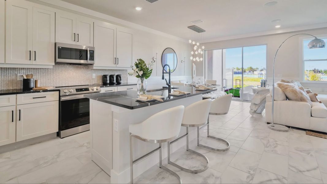 Furnished interior view inside a new home in Lagoon Residences at Epperson, Wesley Chapel (Image 4). Furnished interior view inside a new home in Lagoon Residences at Epperson, Wesley Chapel (Image 4).