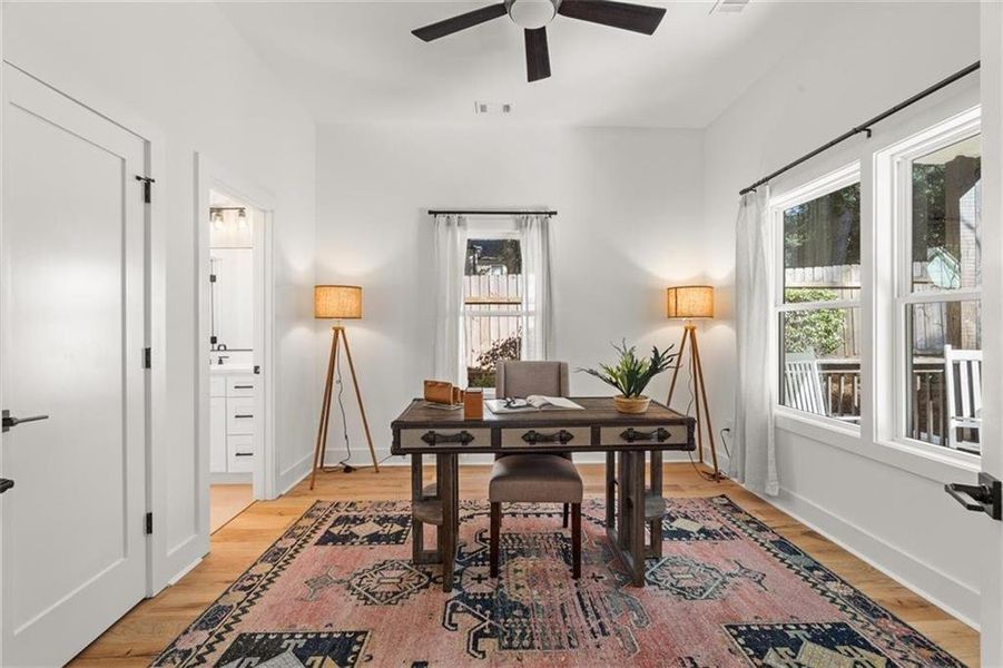 Furnished interior view inside a new home in , Atlanta (Image 7).