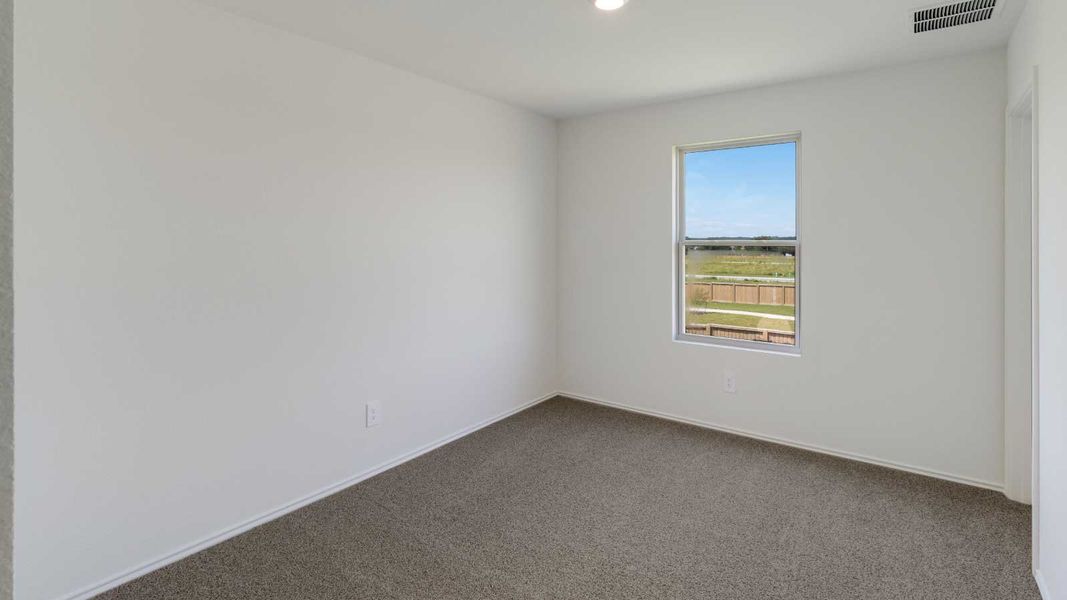 Representative unfurnished interior of a home built from the The Lilly by D.R. Horton in Marigold, Kyle (Image 11). Representative unfurnished interior of a home built from the The Lilly by D.R. Horton in Marigold, Kyle (Image 11).