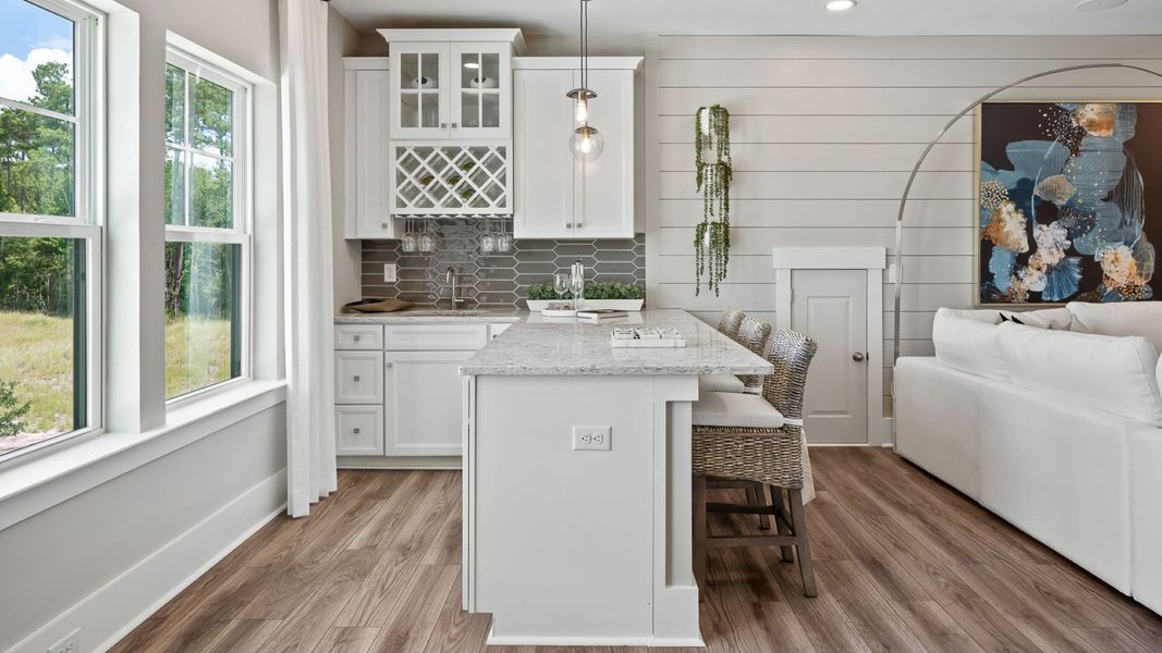 Representative furnished interior of a home built from the The Enthusiast by DRB Elevate. in Brook Run, Fort Mill (Image 14).
