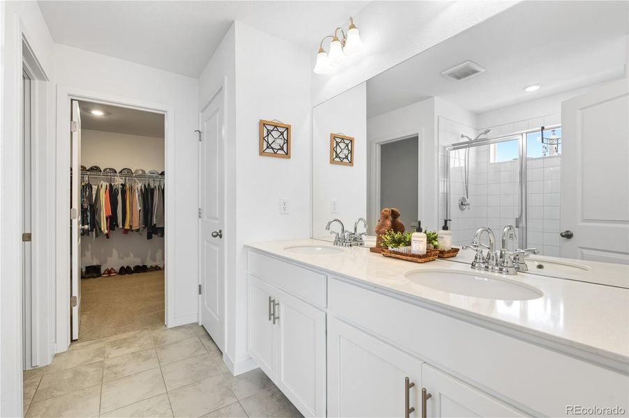 Furnished interior view inside a new home in Ascent Village at Sterling Ranch - Single Family Homes, Littleton (Image 8). Furnished interior view inside a new home in Ascent Village at Sterling Ranch - Single Family Homes, Littleton (Image 8).