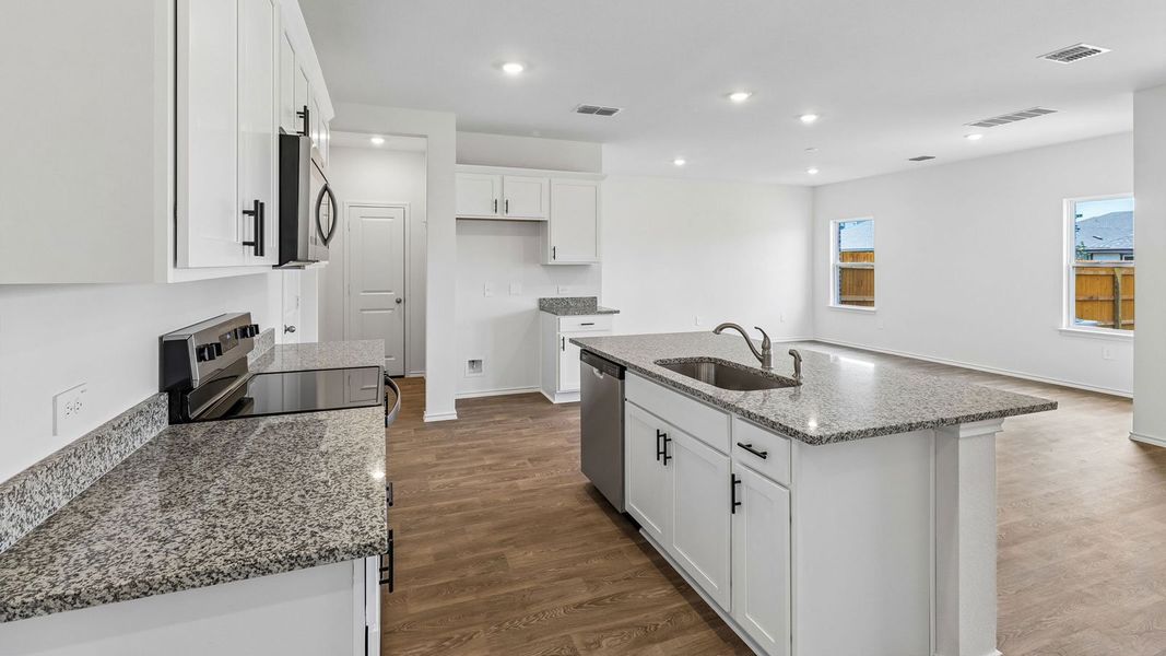 Furnished interior view inside a new home in Palomino, Manor (Image 7).
