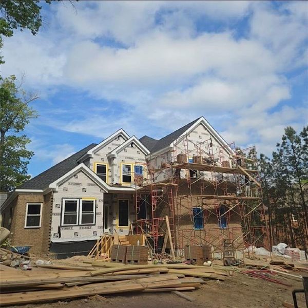 In-progress construction of a new home in , South Fulton, GA (Image 1). In-progress construction of a new home in , South Fulton, GA (Image 1).