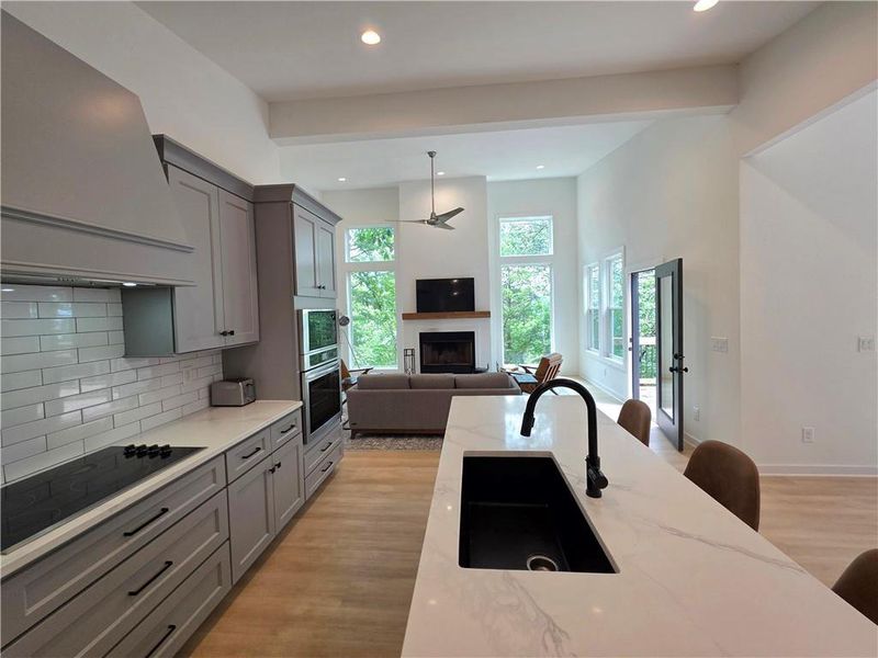 Furnished interior view inside a new home in , Ellijay (Image 7).