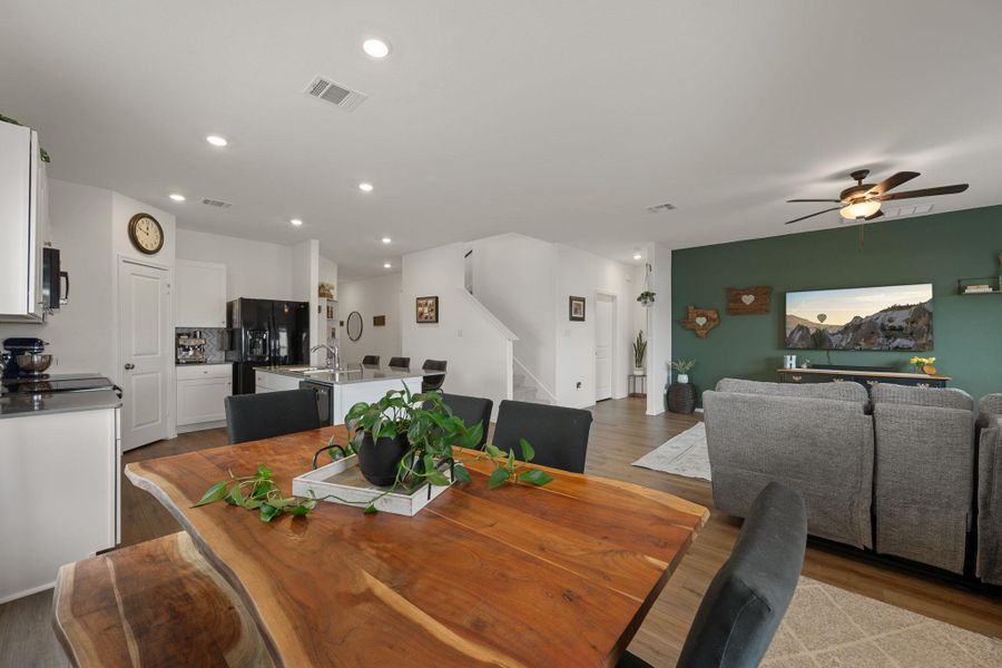 Furnished interior view inside a new home in Thunder Rock, Marble Falls (Image 16).