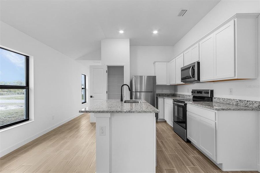 Furnished interior view inside a new home in Port Charlotte, North Port (Image 6).