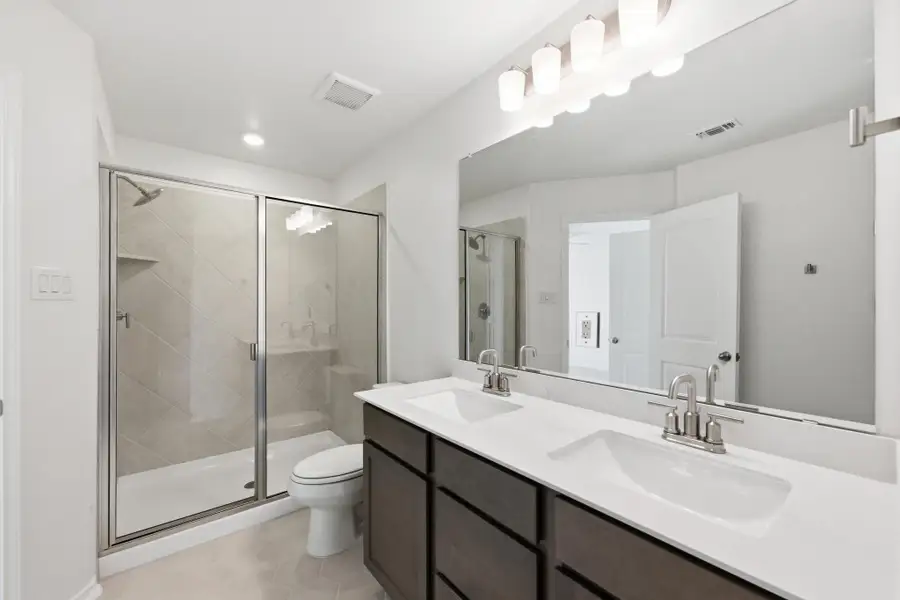 Furnished interior view inside a new home in Salerno - Heritage Collection, Round Rock (Image 10). Furnished interior view inside a new home in Salerno - Heritage Collection, Round Rock (Image 10).