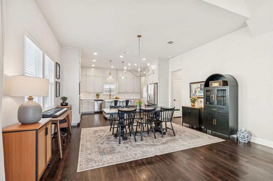 Furnished interior view inside a new home in , Burleson (Image 10). Furnished interior view inside a new home in , Burleson (Image 10).