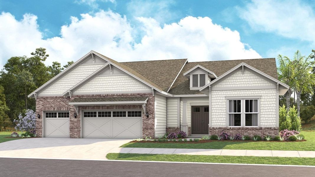 Elevation Craftsman | Brick