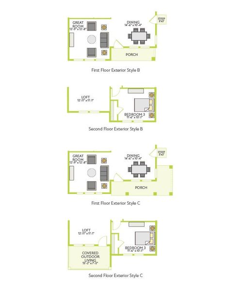 2D floor plan layout for the Waterline by Tri Pointe Homes in Paley Park at Easton Park, Austin, TX (Image 5). 2D floor plan layout for the Waterline by Tri Pointe Homes in Paley Park at Easton Park, Austin, TX (Image 5).