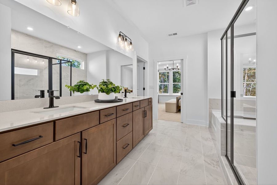 Representative furnished interior of a home built from the Stellar by Pulte Homes in Watermist at Mirror Lake, Villa Rica (Image 7). Representative furnished interior of a home built from the Stellar by Pulte Homes in Watermist at Mirror Lake, Villa Rica (Image 7).