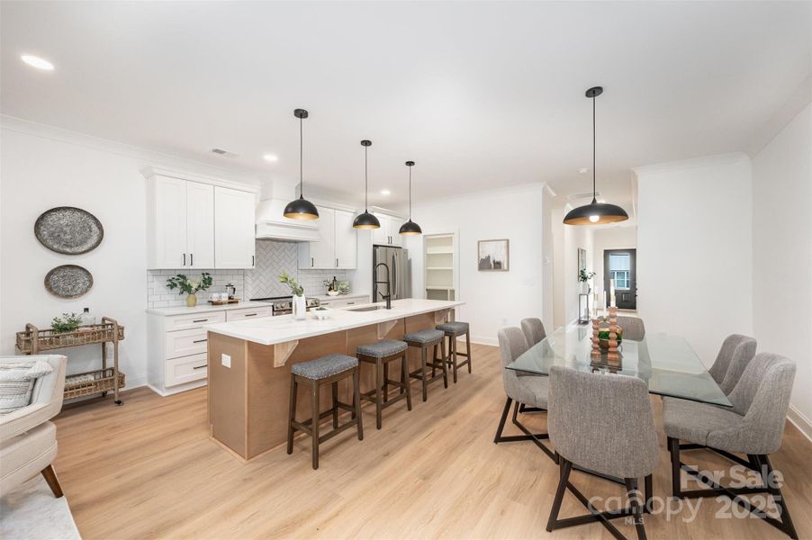 Furnished interior view inside a new home in , Charlotte (Image 7).