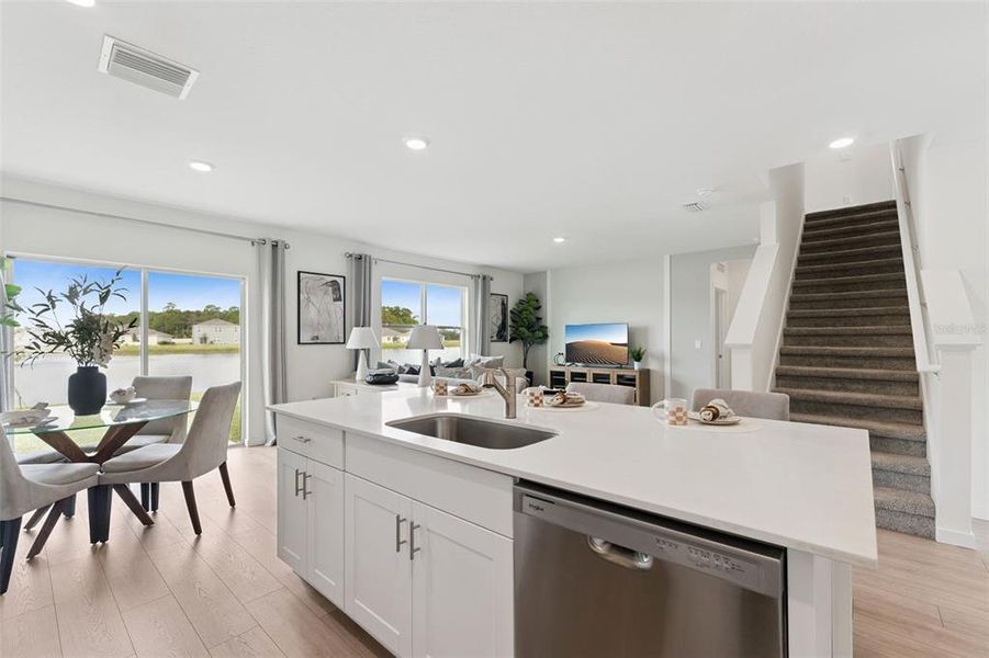 Furnished interior view inside a new home in , St. Cloud (Image 23).