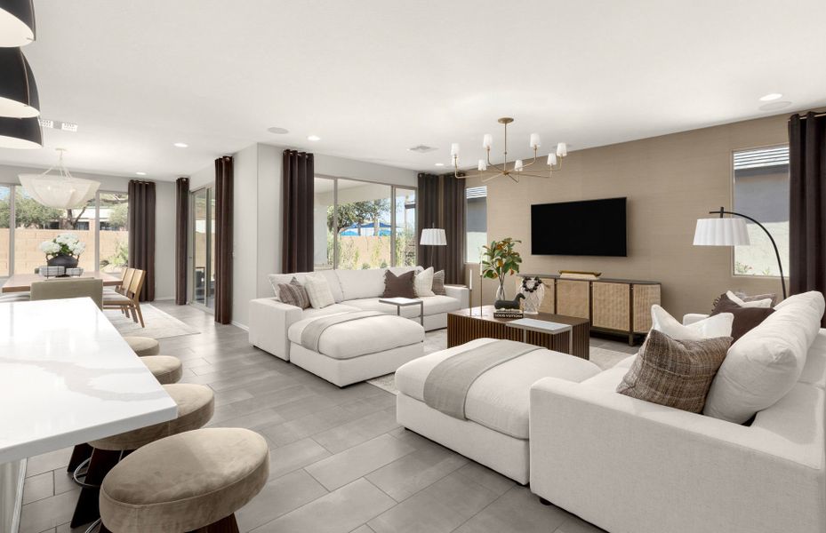 Representative furnished interior of a home built from the Tifton Walk by Del Webb in Sun City Anthem at Merrill Ranch, Florence (Image 14).