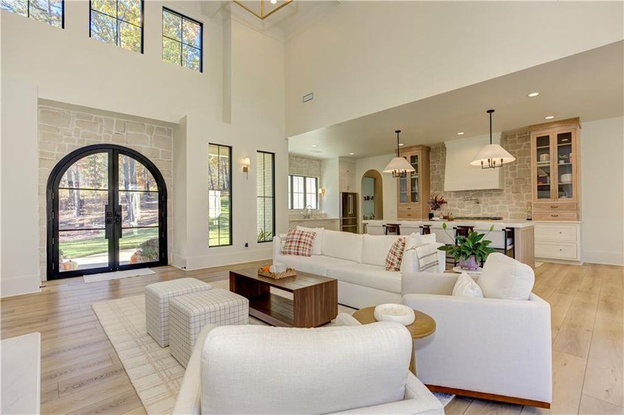 Furnished interior view inside a new home in , Ball Ground (Image 17). Furnished interior view inside a new home in , Ball Ground (Image 17).