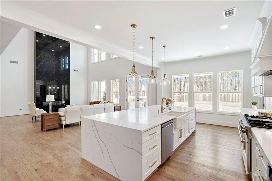 Furnished interior view inside a new home in , Dacula (Image 3).