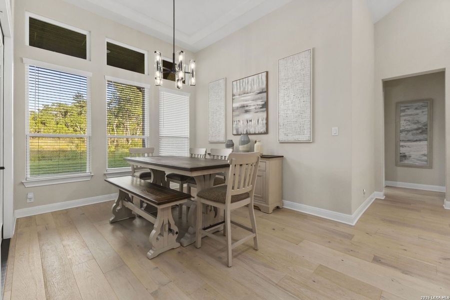 Furnished interior view inside a new home in Waldsanger, New Braunfels (Image 36).