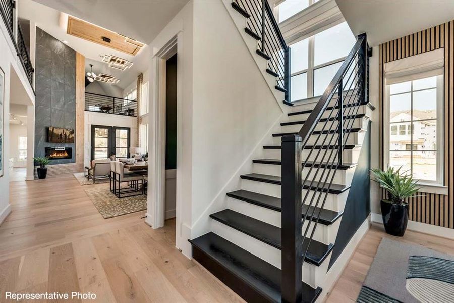 Furnished interior view inside a new home in Walton Ridge, Corinth (Image 14).