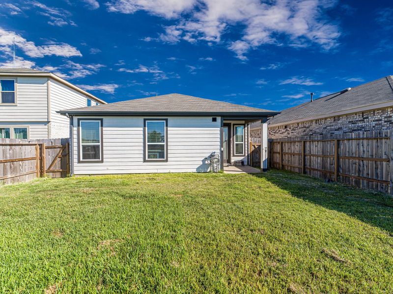 Exterior details and patio area of a home in , Katy (Image 21). Exterior details and patio area of a home in , Katy (Image 21).