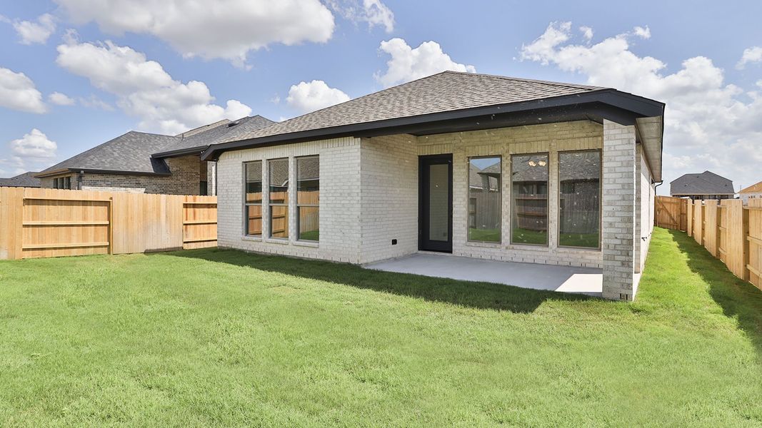 Exterior details and patio area of a home in Everly, Hockley (Image 3). Exterior details and patio area of a home in Everly, Hockley (Image 3).