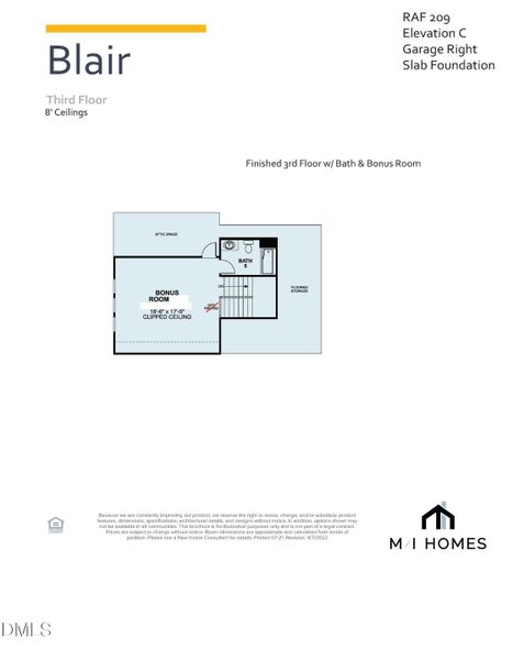 RAF 209 Blair C 3 story- Contract File_