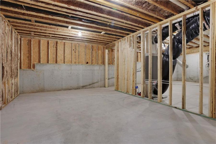 In-progress construction of a new home in Marble Tree, Ball Ground, GA (Image 50).